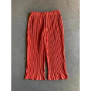 Issey Miyake Homme Plisse Orange Pleat Pants Sz L/XL